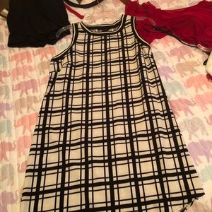 Black and white dress